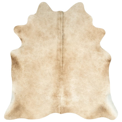 Vloerkleed Echte Runderhuid 150 x 170 cm Beige