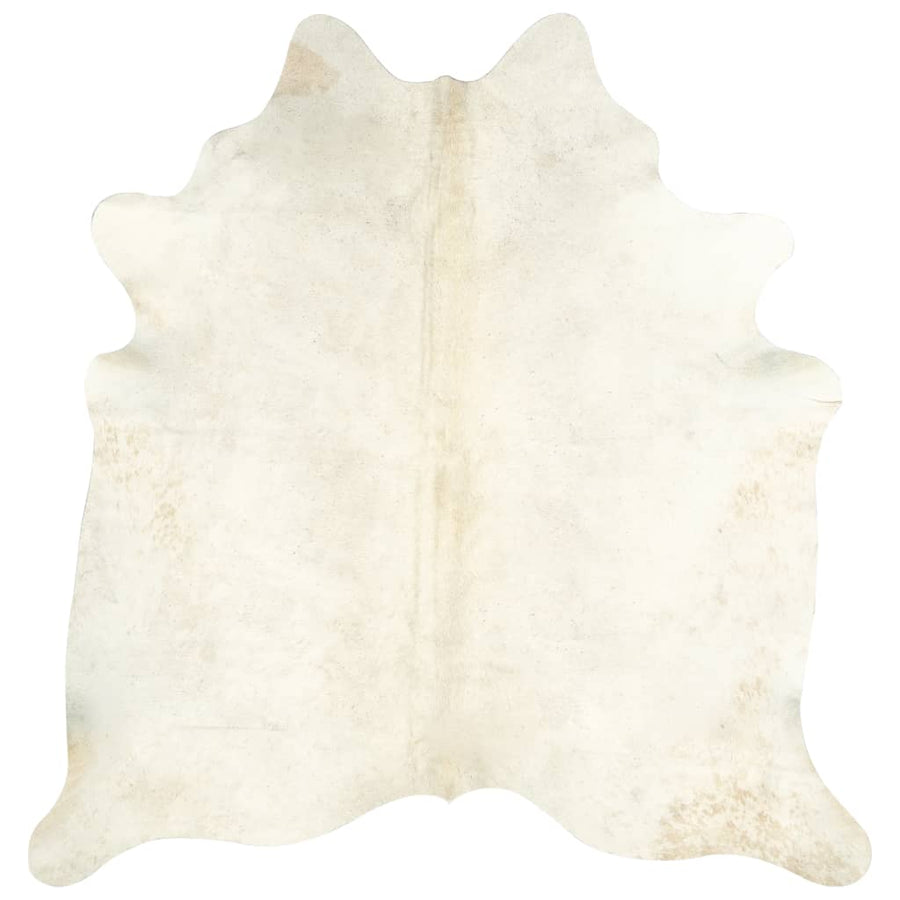 Vloerkleed Echte Runderhuid 150 x 170 cm Beige