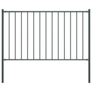 Schuttingpaneel 170x100 cm gepoedercoat staal antraciet