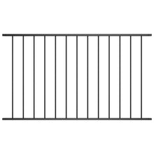 Hekpaneel 1,7X0,75 M Gepoedercoat Staal Zwart
