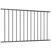 Hekpaneel 1,7X0,75 M Gepoedercoat Staal Zwart