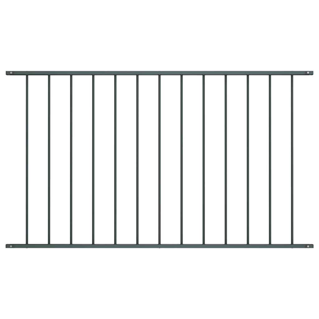 Hekpaneel ,7X0,75 M Gepoedercoat Staal 1.7 x 0.75 m Antraciet