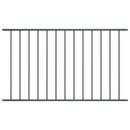 Hekpaneel ,7X0,75 M Gepoedercoat Staal 1.7 x 0.75 m Antraciet
