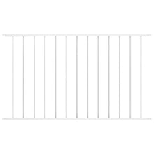 Hekpaneel 1,7x1,25 m gepoedercoat staal wit Wit