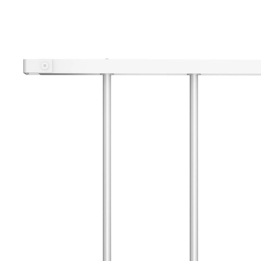 Hekpaneel 1,7x1,25 m gepoedercoat staal wit Wit