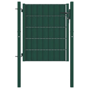 Poort 100x81 cm groen PVC staal