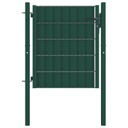 Poort 100x101 cm PVC staal groen