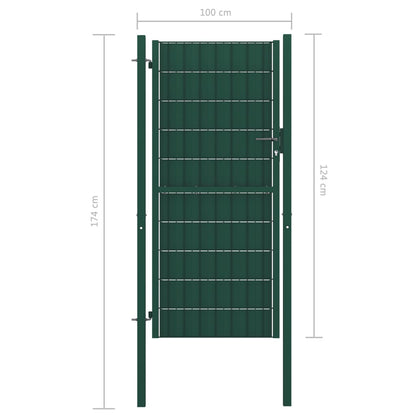 Poort Pvc En Staal 100 x 124 cm