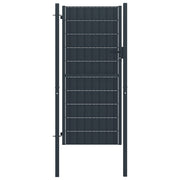 Hekpoort PVC staal 100x124 cm antraciet