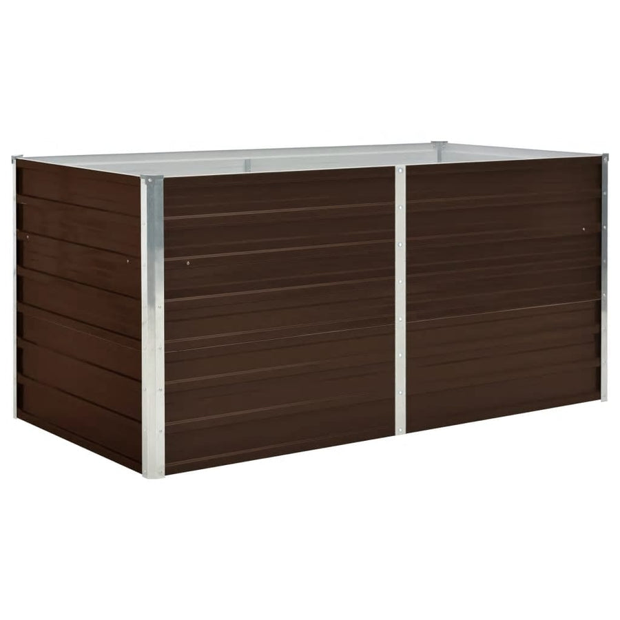 Plantenbak Verhoogd Gegalvaniseerd Staal 160 x 80 x 77 cm