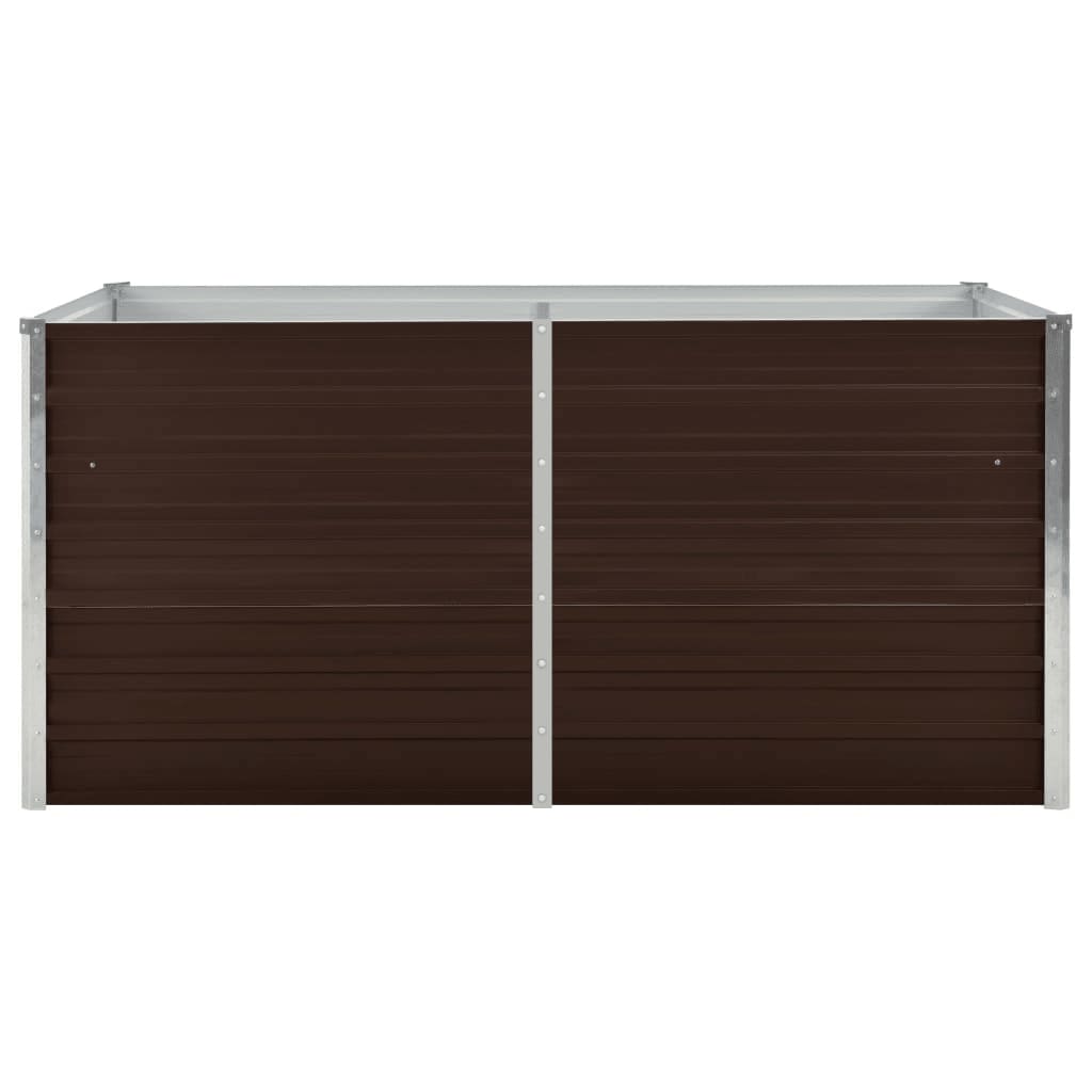 Plantenbak Verhoogd Gegalvaniseerd Staal 160 x 80 x 77 cm