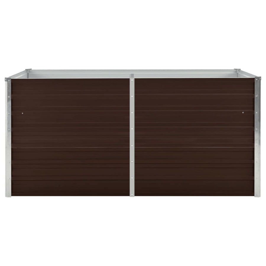 Plantenbak Verhoogd Gegalvaniseerd Staal 160 x 80 x 77 cm