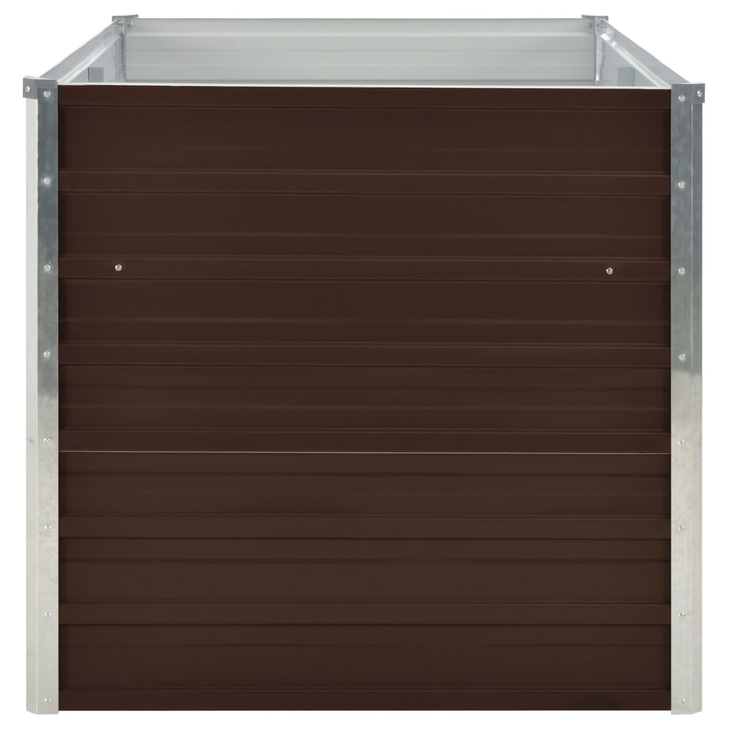 Plantenbak Verhoogd Gegalvaniseerd Staal 160 x 80 x 77 cm