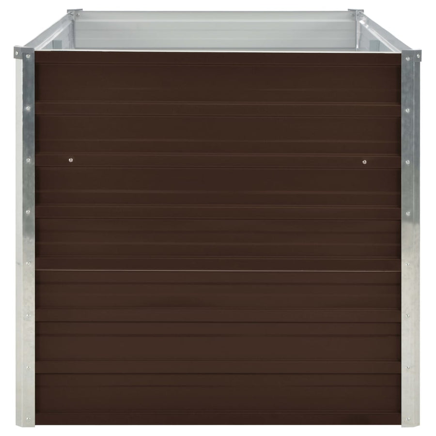 Plantenbak Verhoogd Gegalvaniseerd Staal 160 x 80 x 77 cm