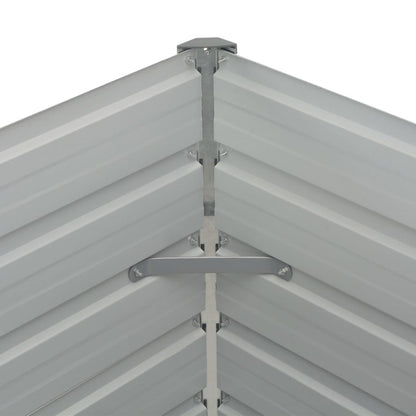 Plantenbak Verhoogd Gegalvaniseerd Staal 160 x 80 x 77 cm