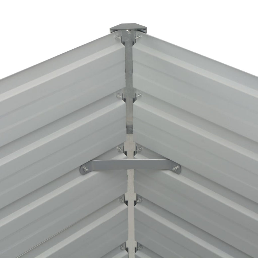 Plantenbak Verhoogd Gegalvaniseerd Staal 160 x 80 x 77 cm
