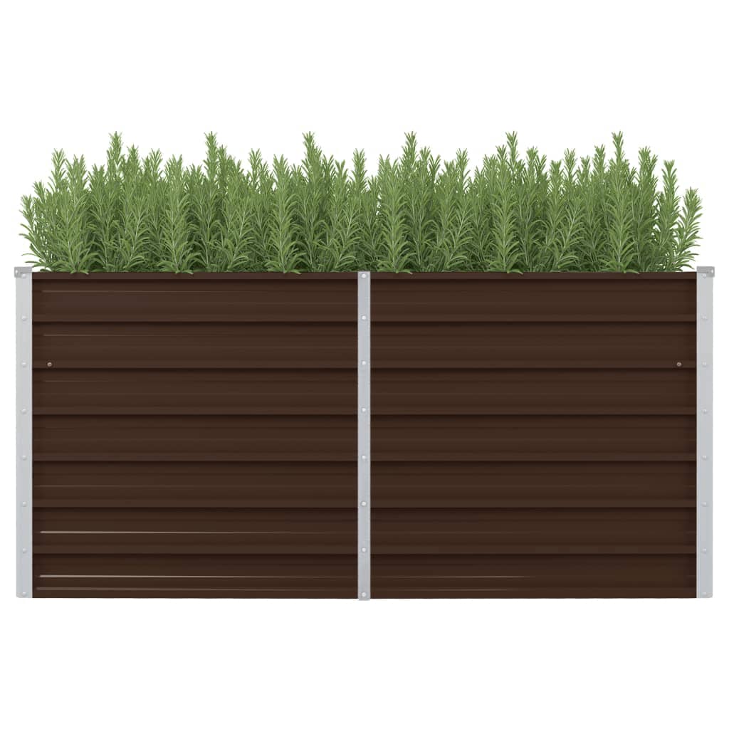 Plantenbak Verhoogd Gegalvaniseerd Staal 160 x 80 x 77 cm