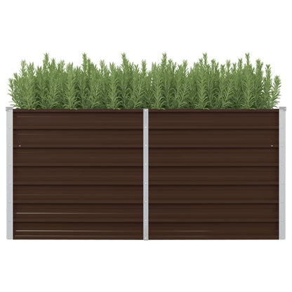 Plantenbak Verhoogd Gegalvaniseerd Staal 160 x 80 x 77 cm