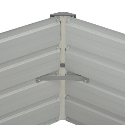 Plantenbak Verhoogd 29X29X46 Cm Gegalvaniseerd Staal Bruin