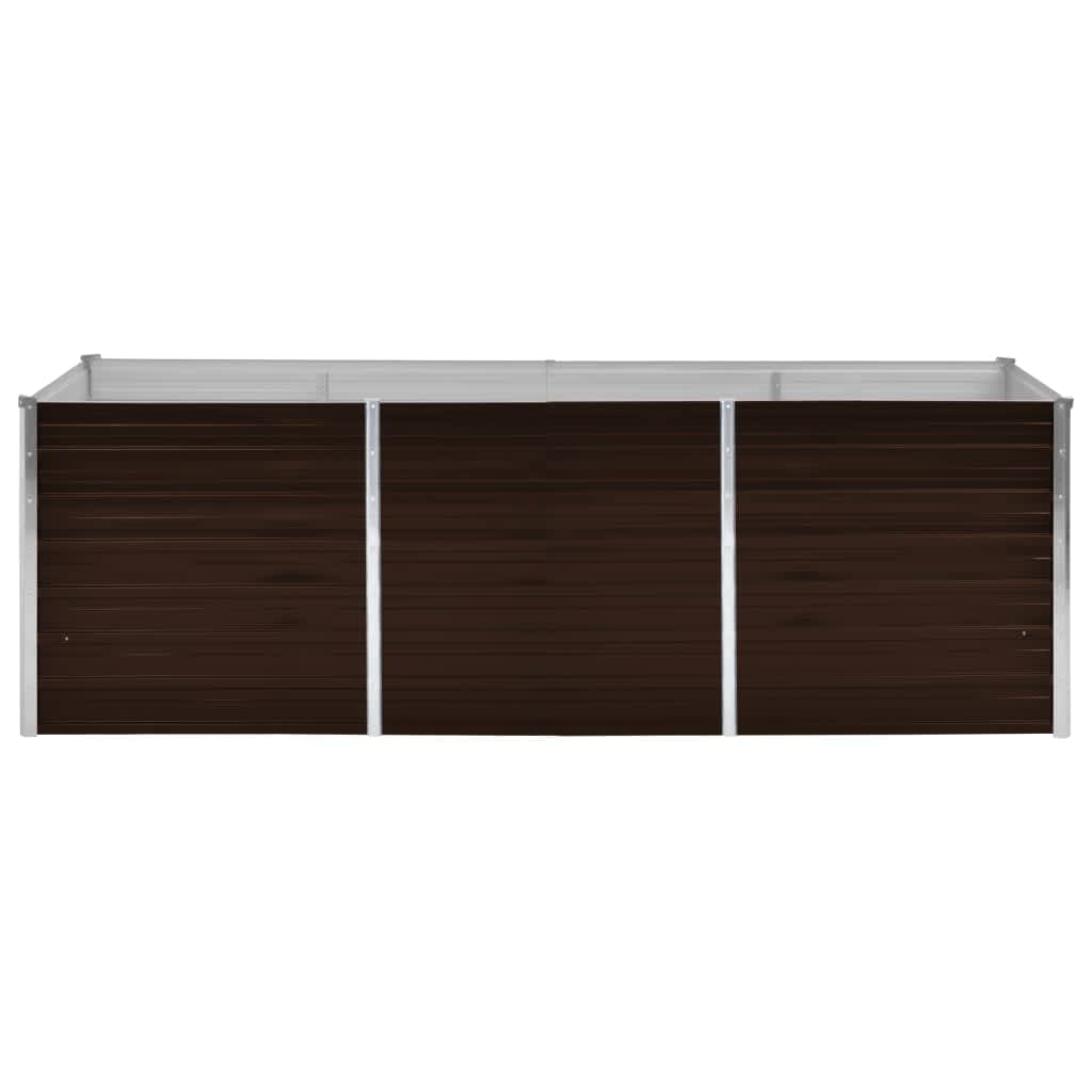Plantenbak Verhoogd Gegalvaniseerd Staal 240 x 80 x 77 cm