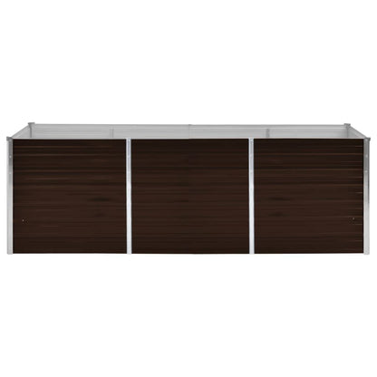 Plantenbak Verhoogd Gegalvaniseerd Staal 240 x 80 x 77 cm