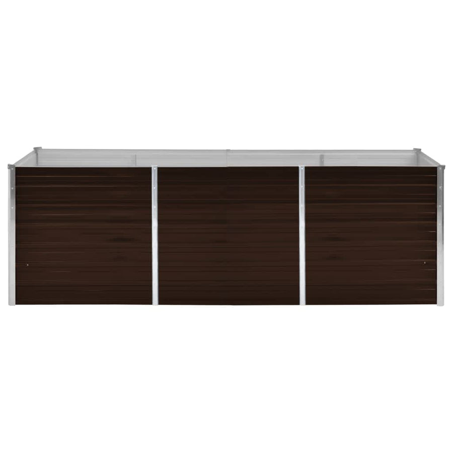 Plantenbak Verhoogd Gegalvaniseerd Staal 240 x 80 x 77 cm