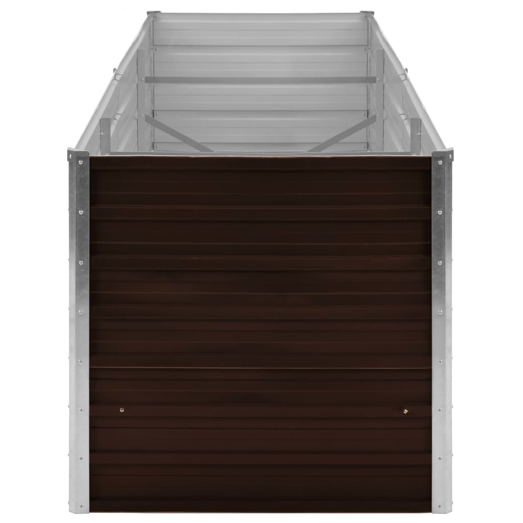 Plantenbak Verhoogd Gegalvaniseerd Staal 240 x 80 x 77 cm