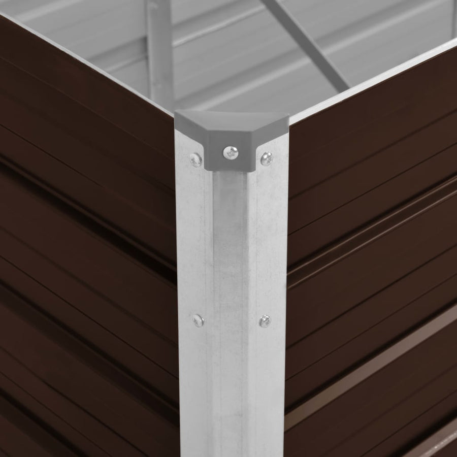 Plantenbak Verhoogd Gegalvaniseerd Staal 240 x 80 x 77 cm