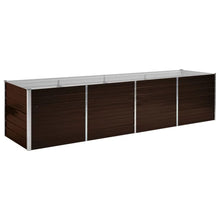 Plantenbak Verhoogd Gegalvaniseerd Staal 320 x 80 x 77 cm