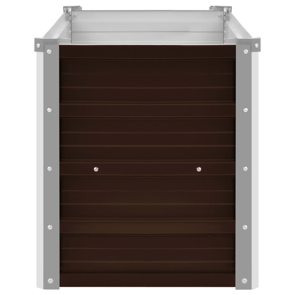 Plantenbak Verhoogd Gegalvaniseerd Staal 160 x 40 x 45 cm