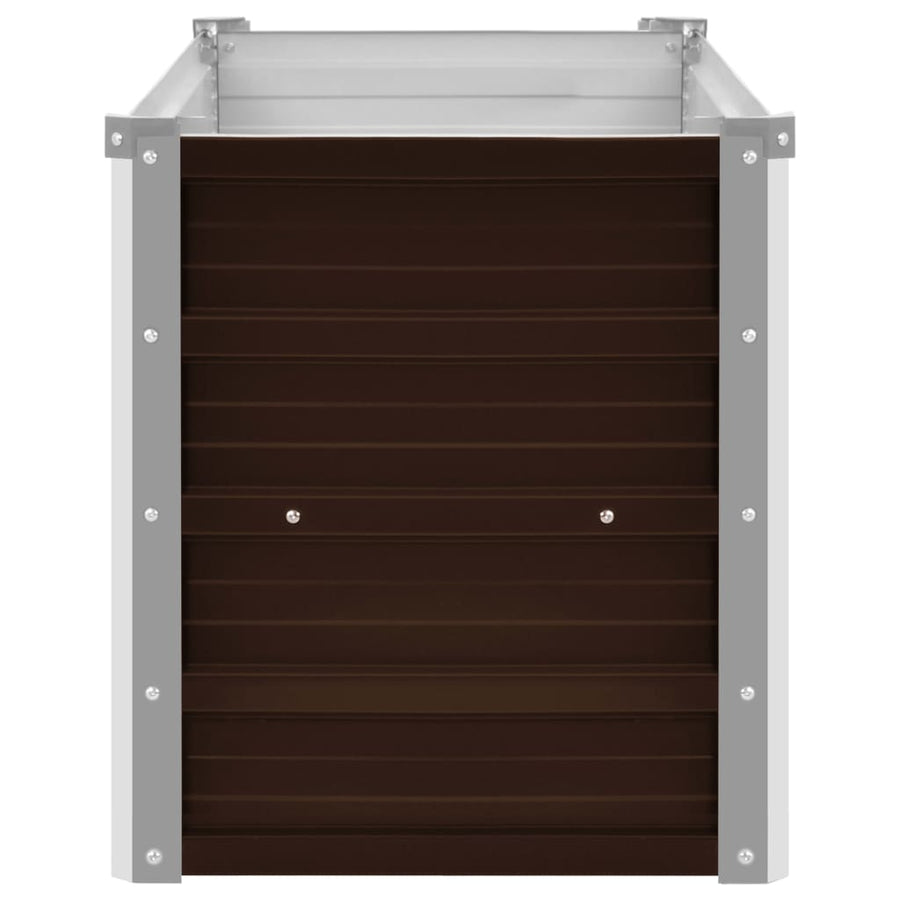 Plantenbak Verhoogd Gegalvaniseerd Staal 160 x 40 x 45 cm
