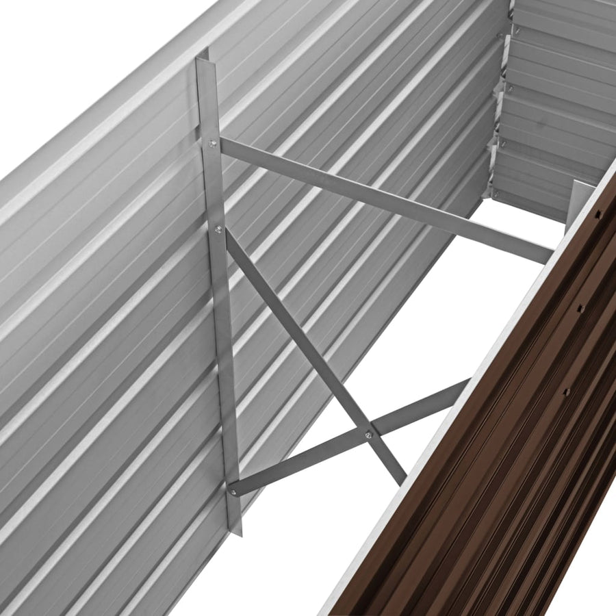 Plantenbak Verhoogd Gegalvaniseerd Staal 160 x 40 x 45 cm