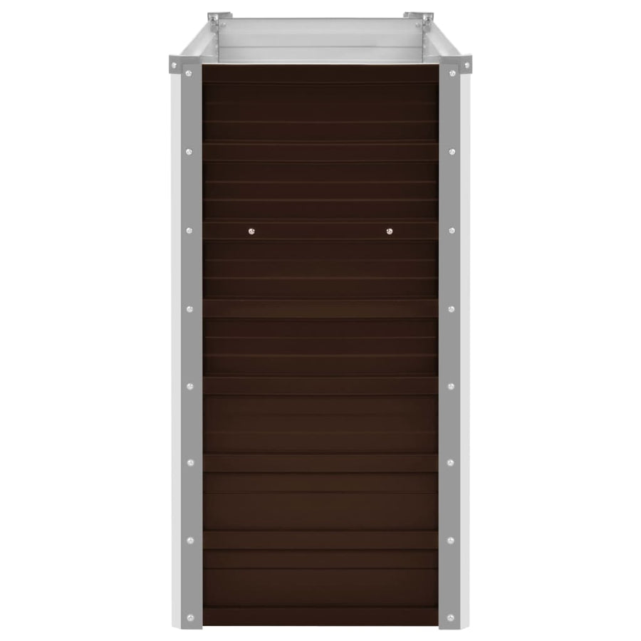 Plantenbak Verhoogd Gegalvaniseerd Staal 100 x 40 x 77 cm