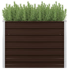Raised Planter Galvanized Steel 100 x 40 x 77 cm