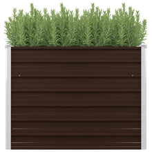 Plantenbak Verhoogd Gegalvaniseerd Staal 100 x 40 x 77 cm