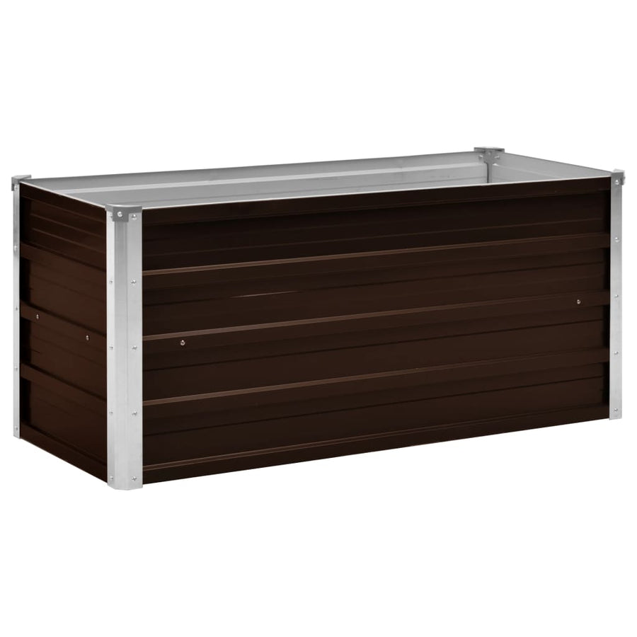 Plantenbak Verhoogd Gegalvaniseerd Staal 100 x 40 x 45 cm