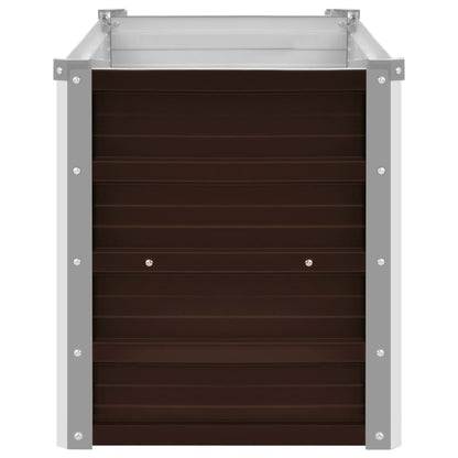Plantenbak Verhoogd Gegalvaniseerd Staal 100 x 40 x 45 cm