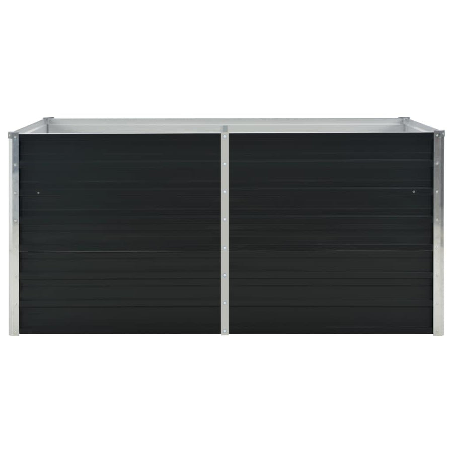 Plantenbak Verhoogd Gegalvaniseerd Staal 160 x 80 x 77 cm