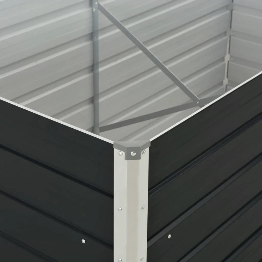 Plantenbak Verhoogd Gegalvaniseerd Staal 160 x 80 x 77 cm