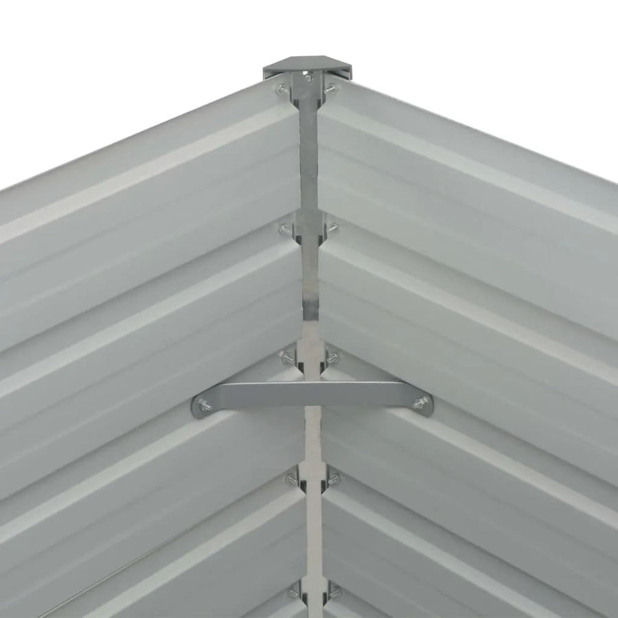 Plantenbak Verhoogd Gegalvaniseerd Staal 160 x 80 x 77 cm