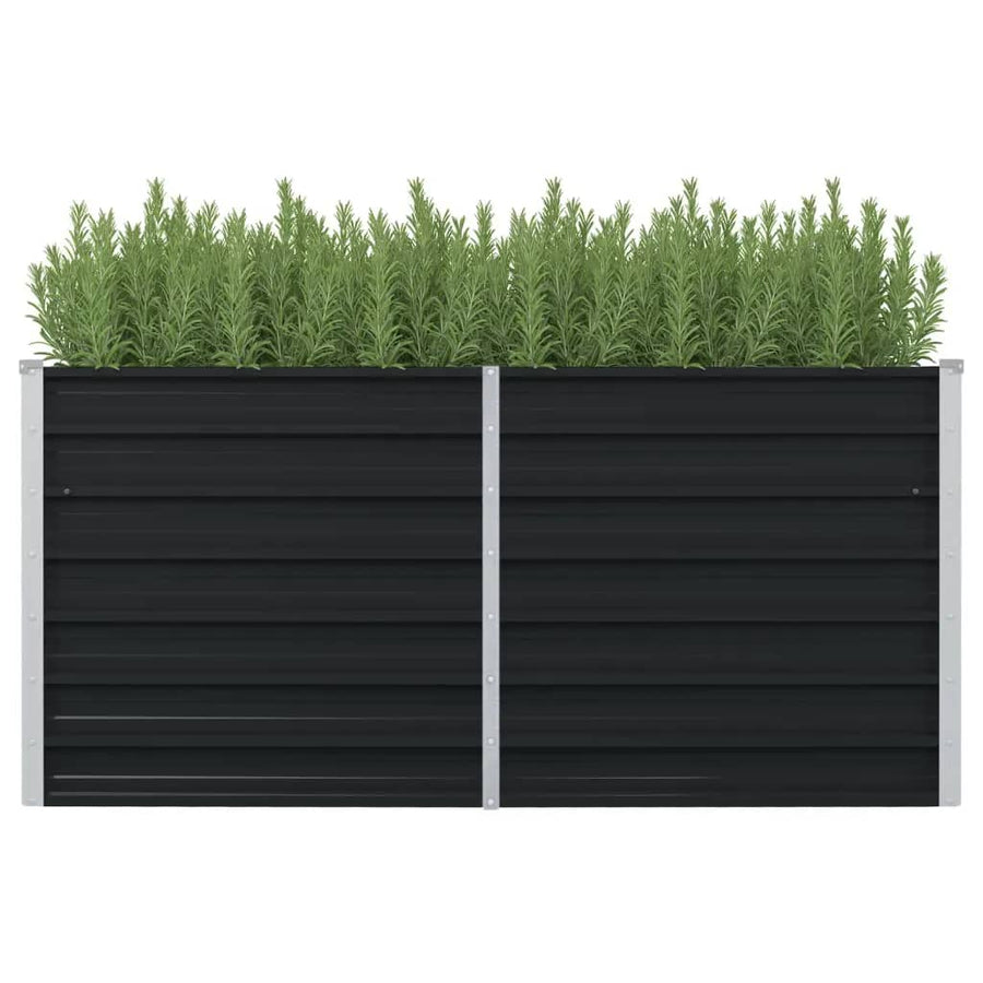 Plantenbak Verhoogd Gegalvaniseerd Staal 160 x 80 x 77 cm