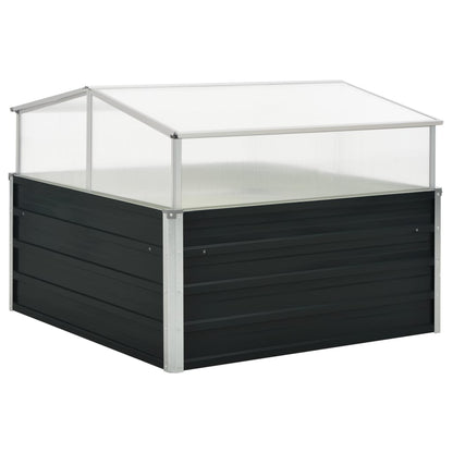 Tuinkas 00X00X77 Cm Gegalvaniseerd Staal Antraciet