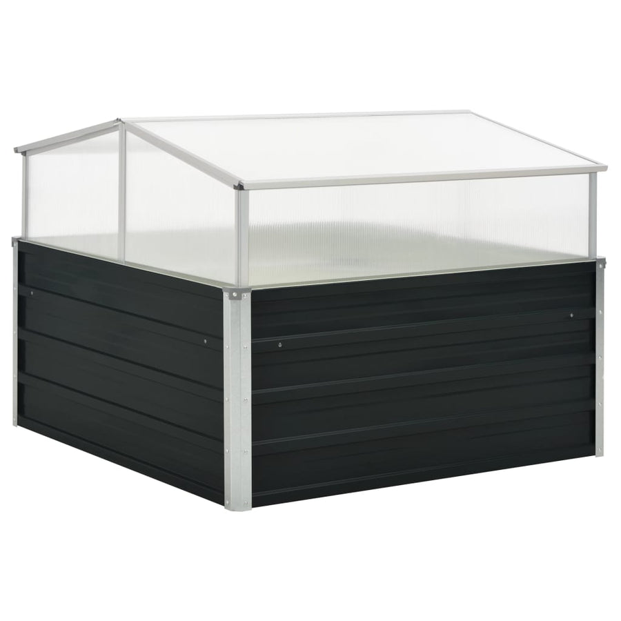 Tuinkas 00X00X77 Cm Gegalvaniseerd Staal Antraciet