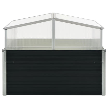 Tuinkas 00X00X77 Cm Gegalvaniseerd Staal Antraciet