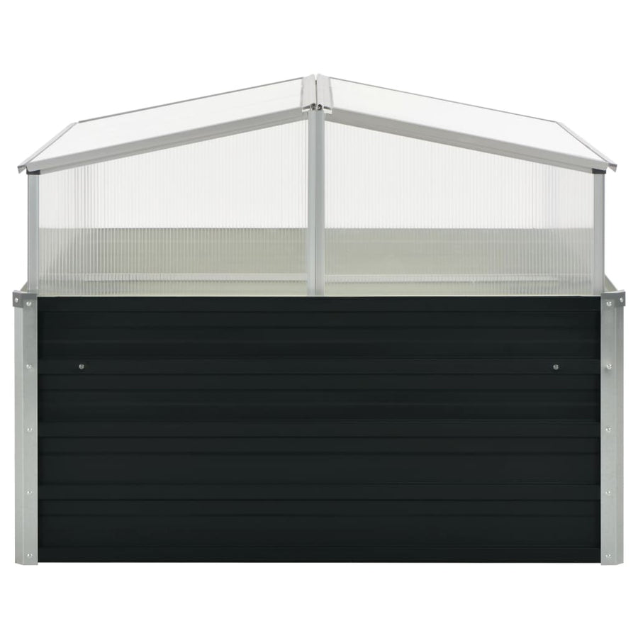 Tuinkas 00X00X77 Cm Gegalvaniseerd Staal Antraciet