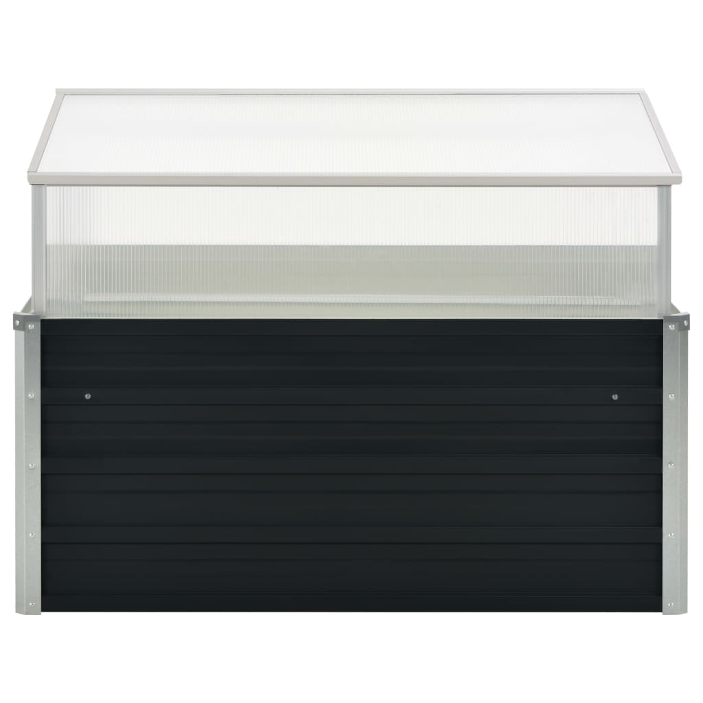 Tuinkas 00X00X77 Cm Gegalvaniseerd Staal Antraciet