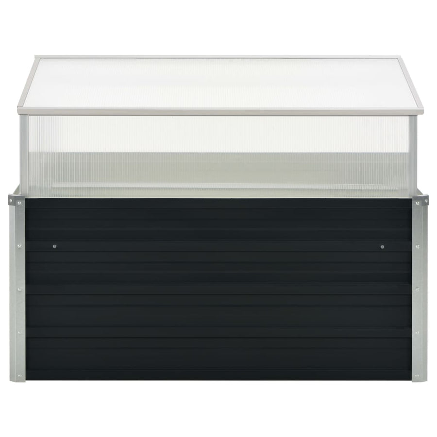 Tuinkas 00X00X77 Cm Gegalvaniseerd Staal Antraciet