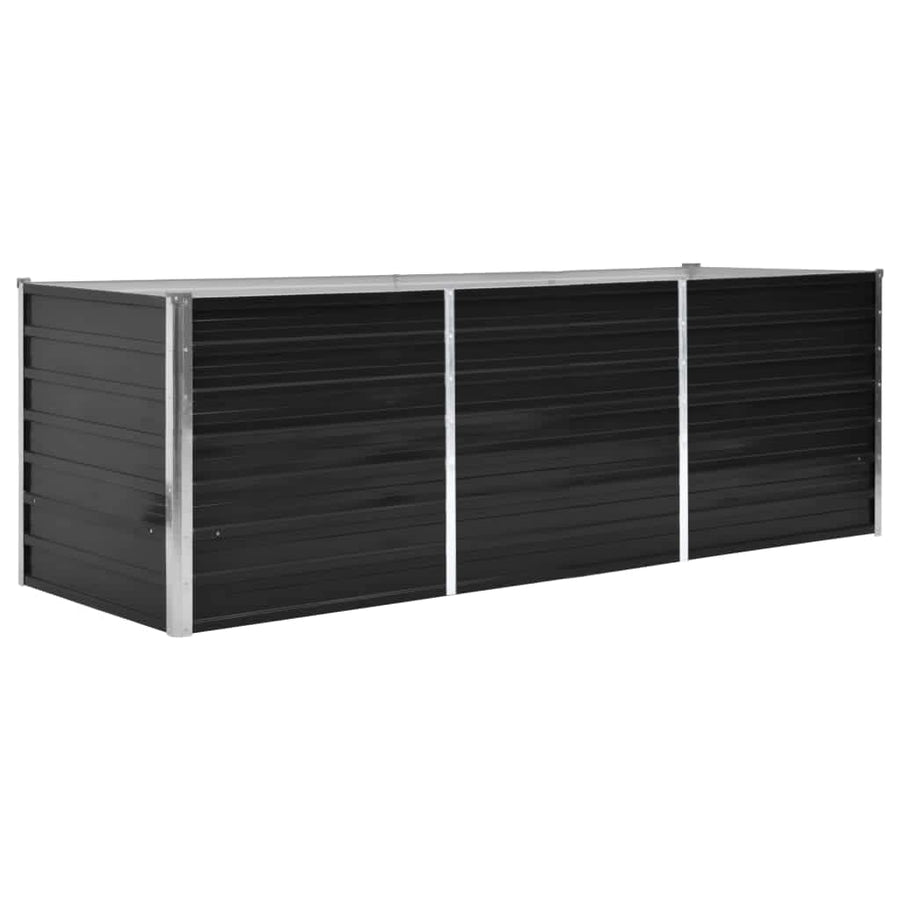 Plantenbak Verhoogd Gegalvaniseerd Staal 240 x 80 x 77 cm