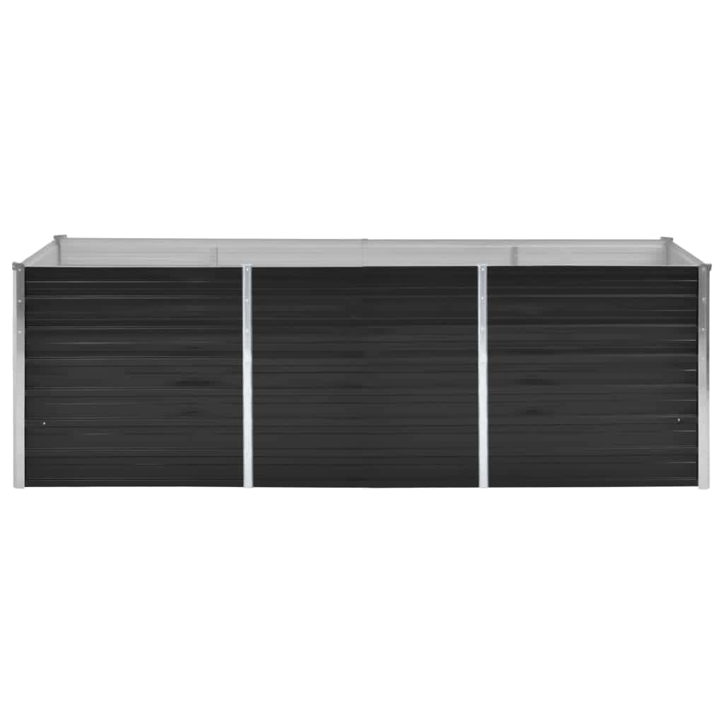 Plantenbak Verhoogd Gegalvaniseerd Staal 240 x 80 x 77 cm