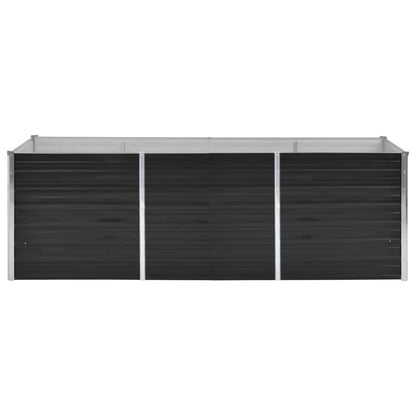 Plantenbak Verhoogd Gegalvaniseerd Staal 240 x 80 x 77 cm